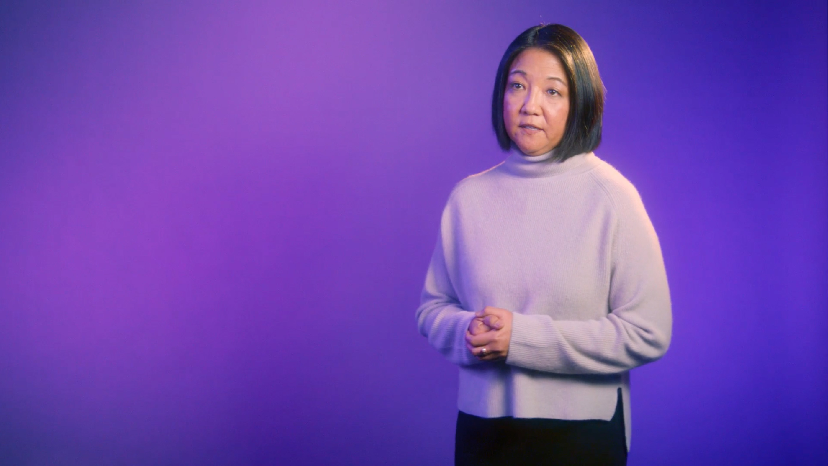 Vicki Ariyasu looking at the camera.